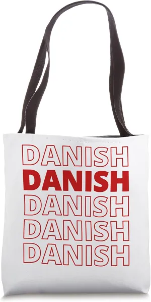 Danish Heritage Roots Aesthetic Modern Design Tote Bag