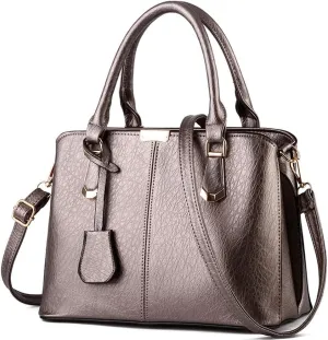 Dayfine Top Handle Handbag for Women PU Leather Satchel Bag Tote Bag Ladies Shoulder-Bag Crossbody Bag