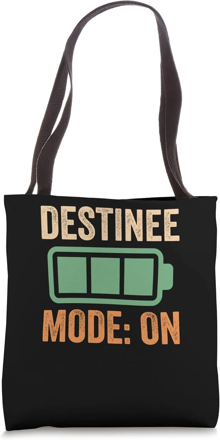 Destinee Mode On, Battery Design Tote Bag