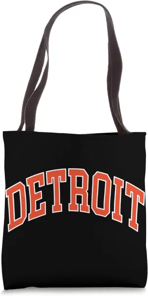 Detroit Michigan Throwback Design reproduce Classic Tote Bag