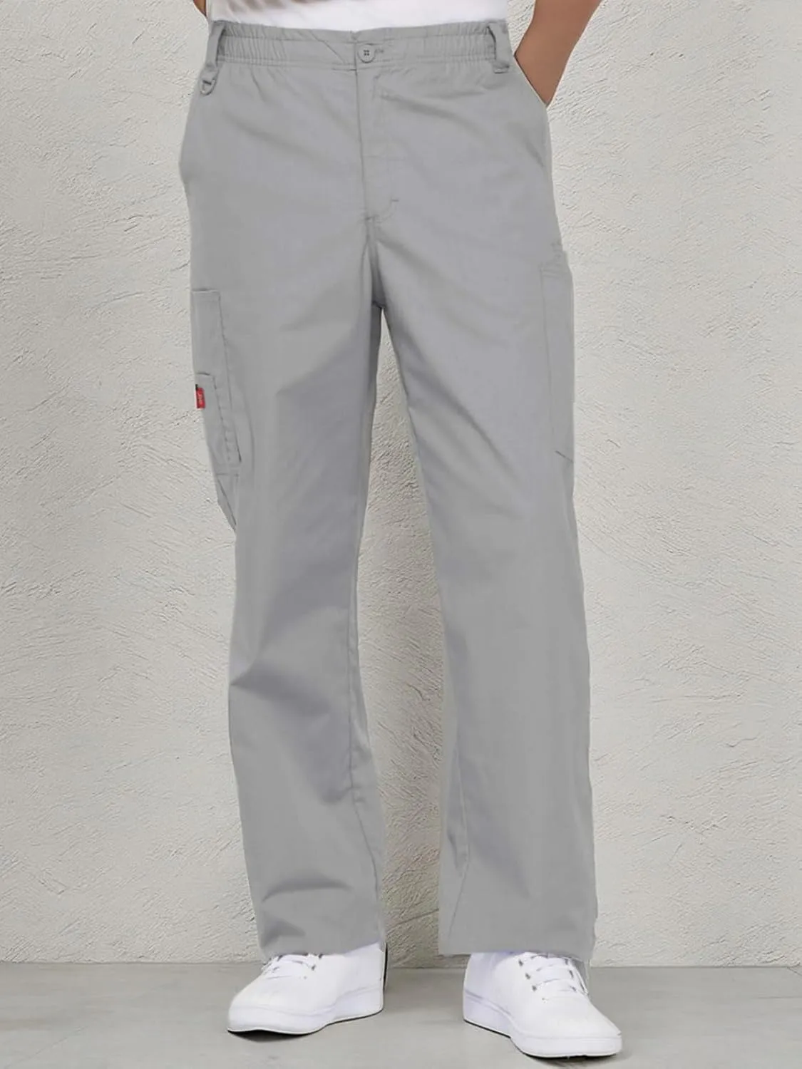 Dickies Men's Pull-On Pant with 7 Pockets Elastic Waistband with Button Closure 81006