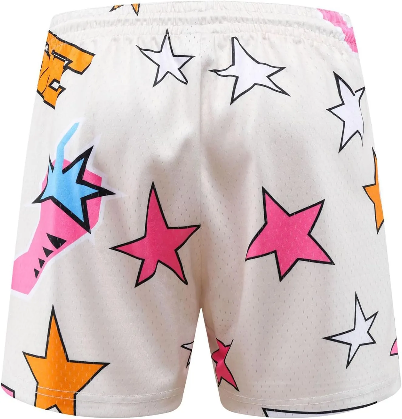 DIOTSR Mens Graphic Basketball Shorts Drawstring Running Workout Shorts Summer Cool Casual Shorts