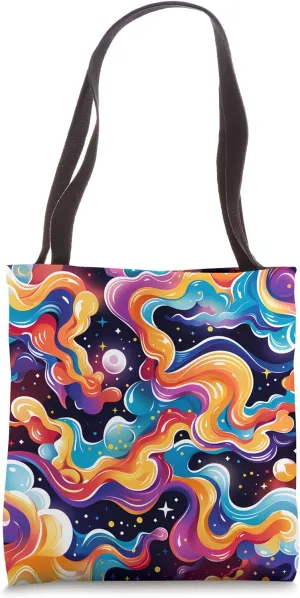 Dizzy Abstract Kawaii Design Tote Bag