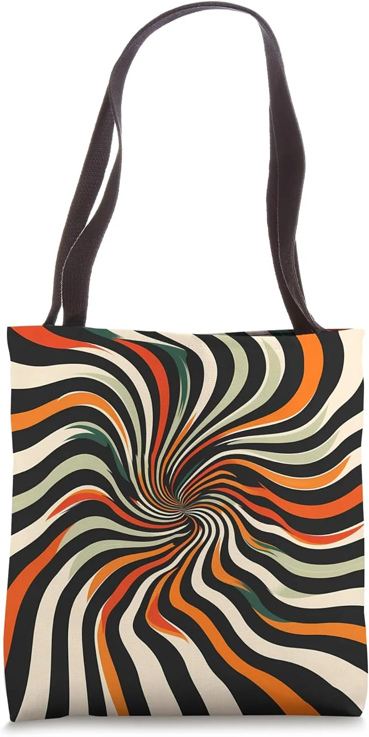 Dizzy Abstract Modern Design Tote Bag
