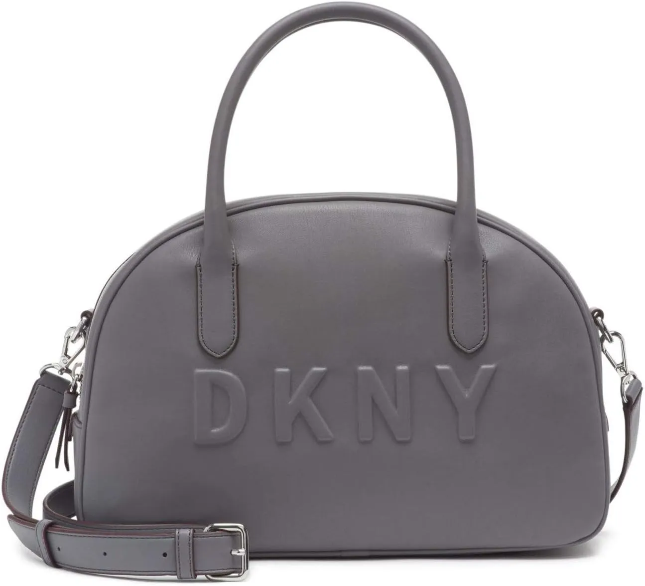 DKNY Tilly Dome Charcoal Satchel
