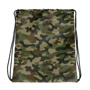 Drawstring Bag | Military Brown Camouflage