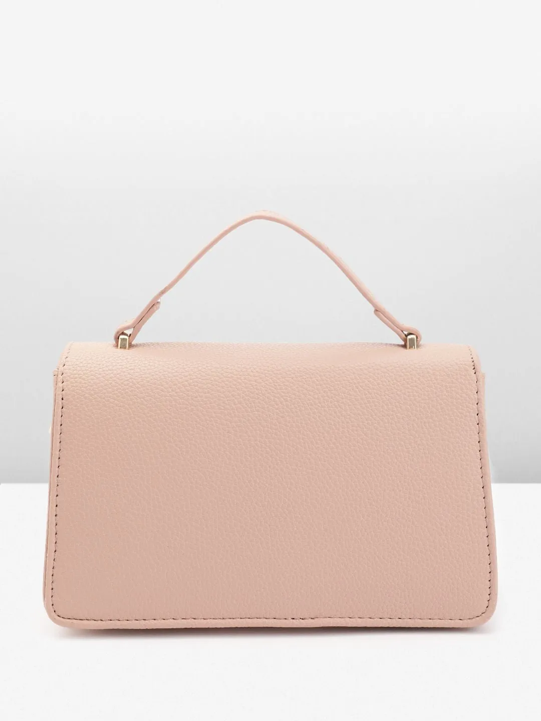 DressBerry Solid Structured Satchel