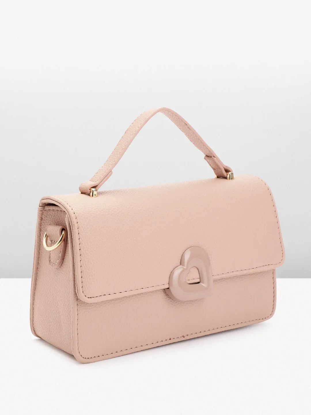 DressBerry Solid Structured Satchel