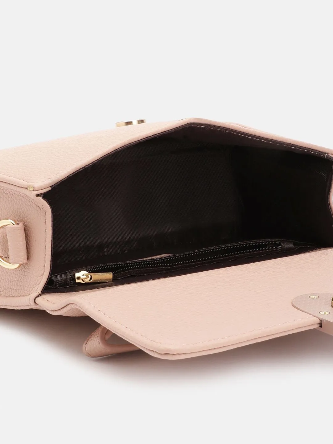 DressBerry Solid Structured Satchel