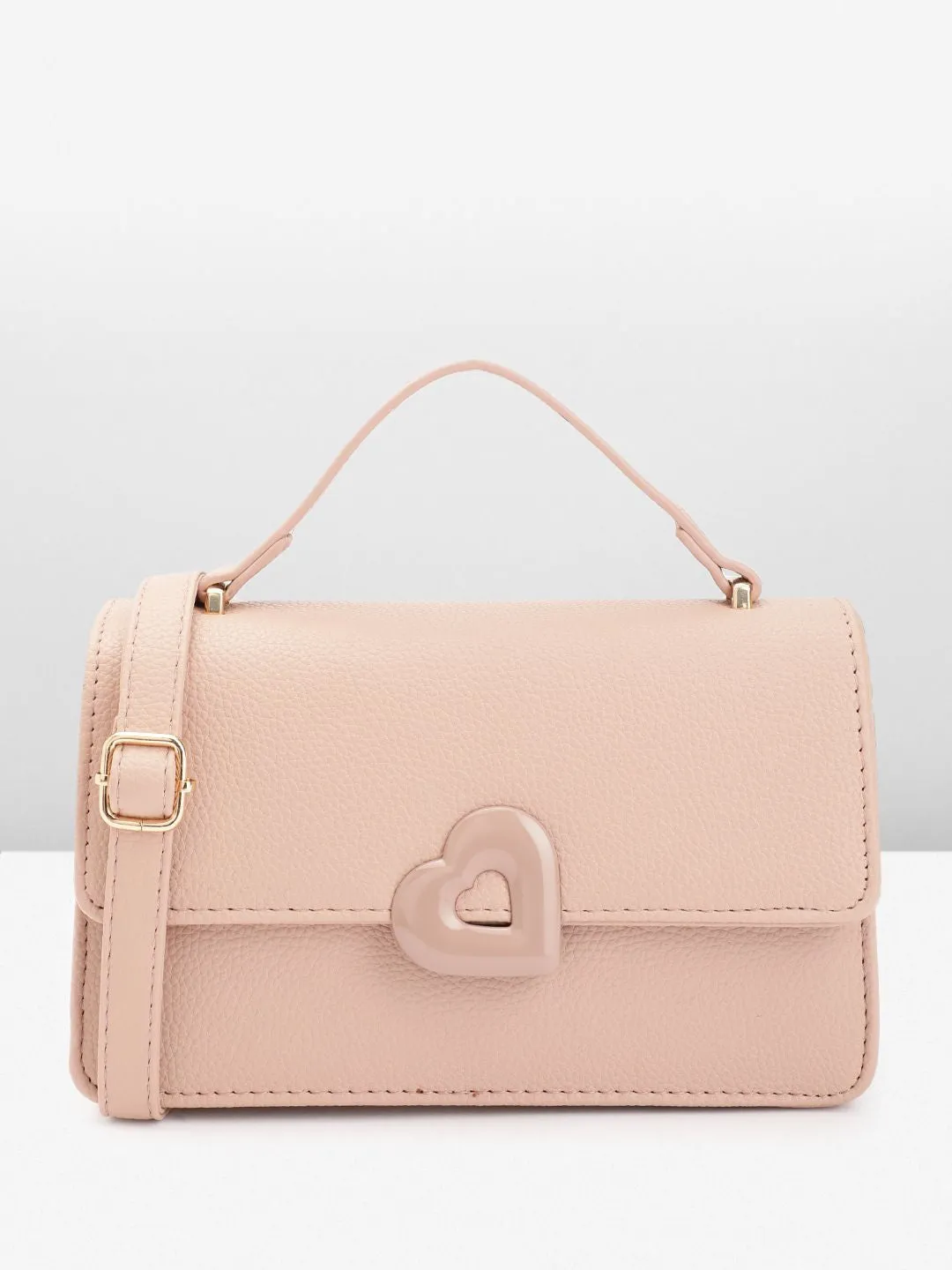 DressBerry Solid Structured Satchel