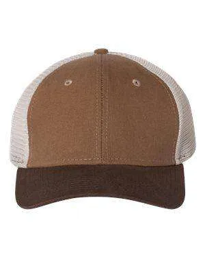 Dri Duck Hudson Mid-Profile Canvas Trucker Cap - 3006