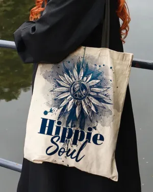 Durable Canvas Tote Bags - HIPPIE SOUL SUNFLOWER - Lightweight &amp, High-Capacity Options by EBDR 01220524