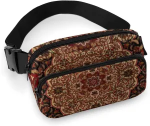 Eastern Accent Vintage Persian Pattern Large Capacity Portable All Print Waist Bag