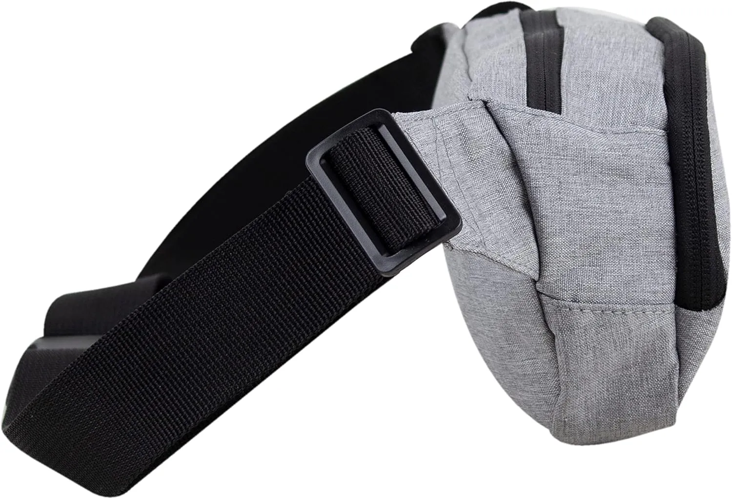 Eastsport Crossbody Limited Fanny Waist Pack, for Sports Festival Workout Traveling Running Casual Hands-Free Wallets Phone Bag Fits All Phones, Grey