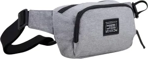 Eastsport Crossbody Limited Fanny Waist Pack, for Sports Festival Workout Traveling Running Casual Hands-Free Wallets Phone Bag Fits All Phones, Grey