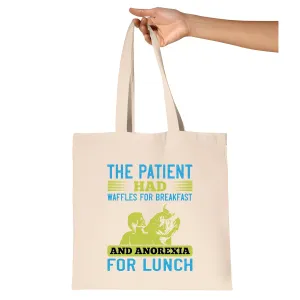 Eating Disorders Medical Health Gifts Helping The Patients in Need Natural Multicolor Canvas Tote Bag