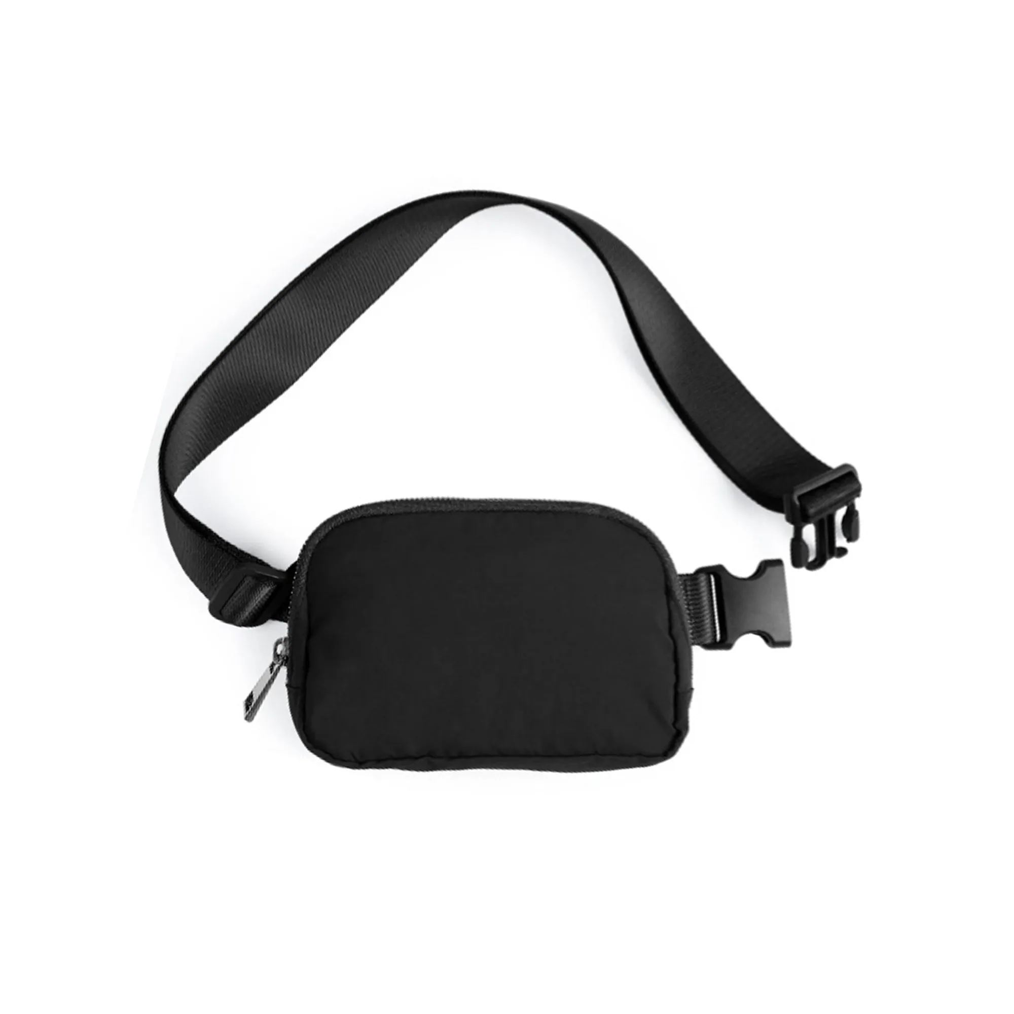 EKODE™ Crossbody Waist Bag Small Adjustabe Stlrap for Running Outdoors Workout Travel Hiking Cycling Water Resistance Fanny Pack for Women and Men Black