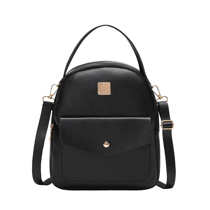 Elegant Women's Slouchy Rhombus Large Capacity Backpacks