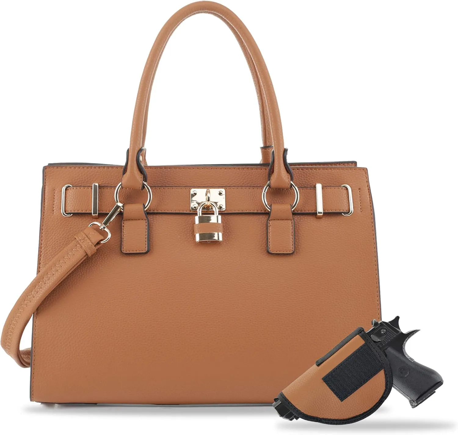 Emperiaoutfitters Concealed Carry Purse - Dina Lock Concealed Carry Satchel