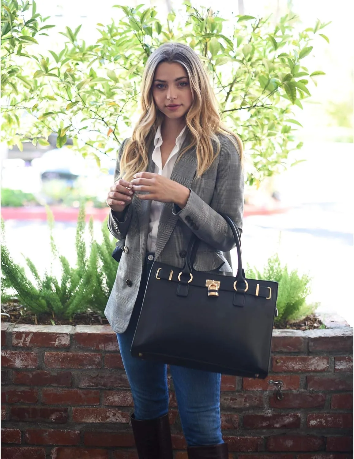 Emperiaoutfitters Concealed Carry Purse - Dina Lock Concealed Carry Satchel