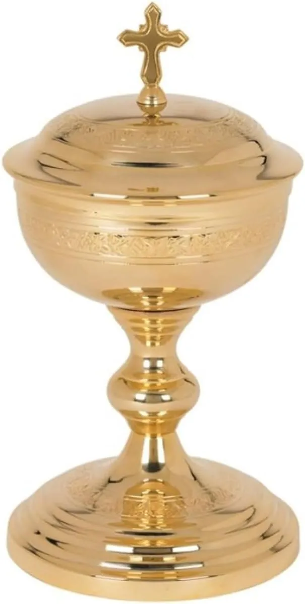 Etched Design Ciborium - 250 hosts