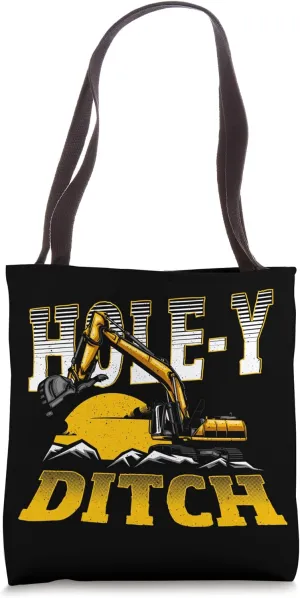 Excavator Operator Ride On Digger Construction Driver Tote Bag