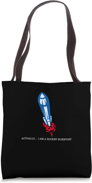 Exciting Rocket Launch on Fire Design Tote Bag