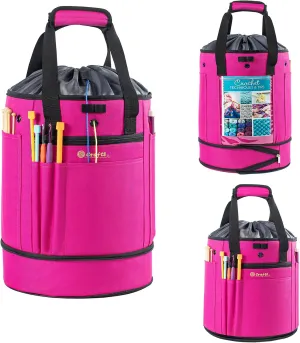 Expandable Crochet Bag - Yarn Storage Organizer with Drawstring Closure - Ideal Gift