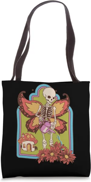 Explore Whimsical Realms With This Unique Fusion Tote Bag