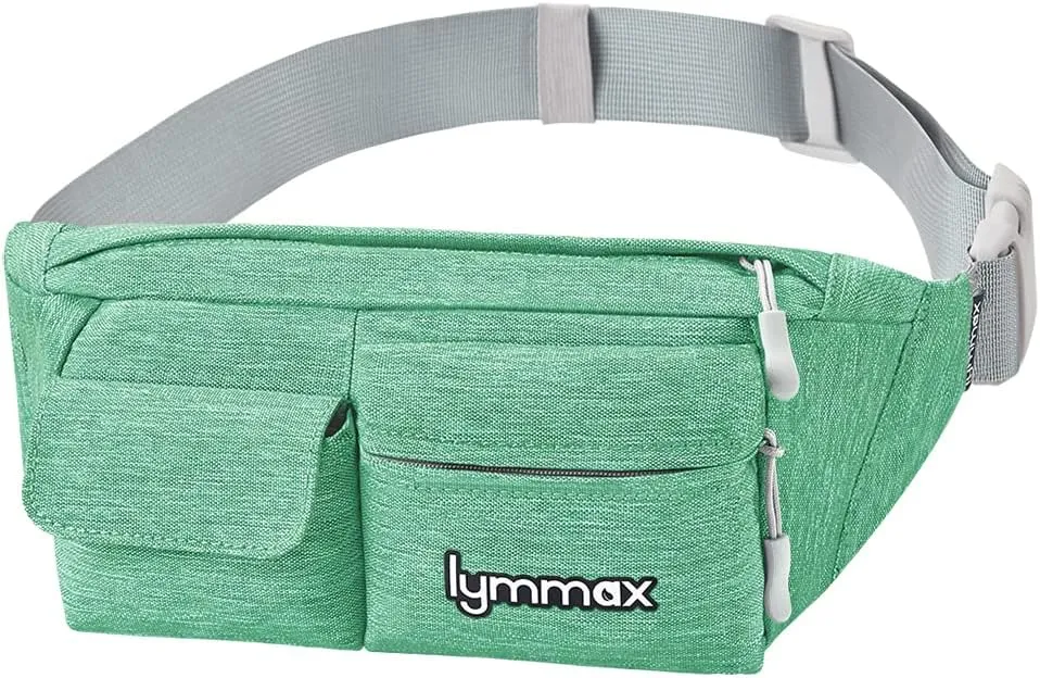 Fanny Pack Waist Bag 4 Pockets Running Belt Adjustable Water Resistant Waist Pack for Men Women Workout Travel Large Capacity