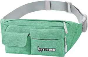 Fanny Pack Waist Bag 4 Pockets Running Belt Adjustable Water Resistant Waist Pack for Men Women Workout Travel Large Capacity