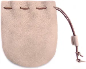 Fantastic Workmanship Genuine Leather Drawstring Coin Purse
