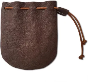 Fantastic Workmanship Genuine Leather Drawstring Coin Purse