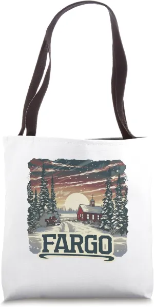 Fargo North Dakota Proud Prairie City Unique Midwest ND Tote Bag