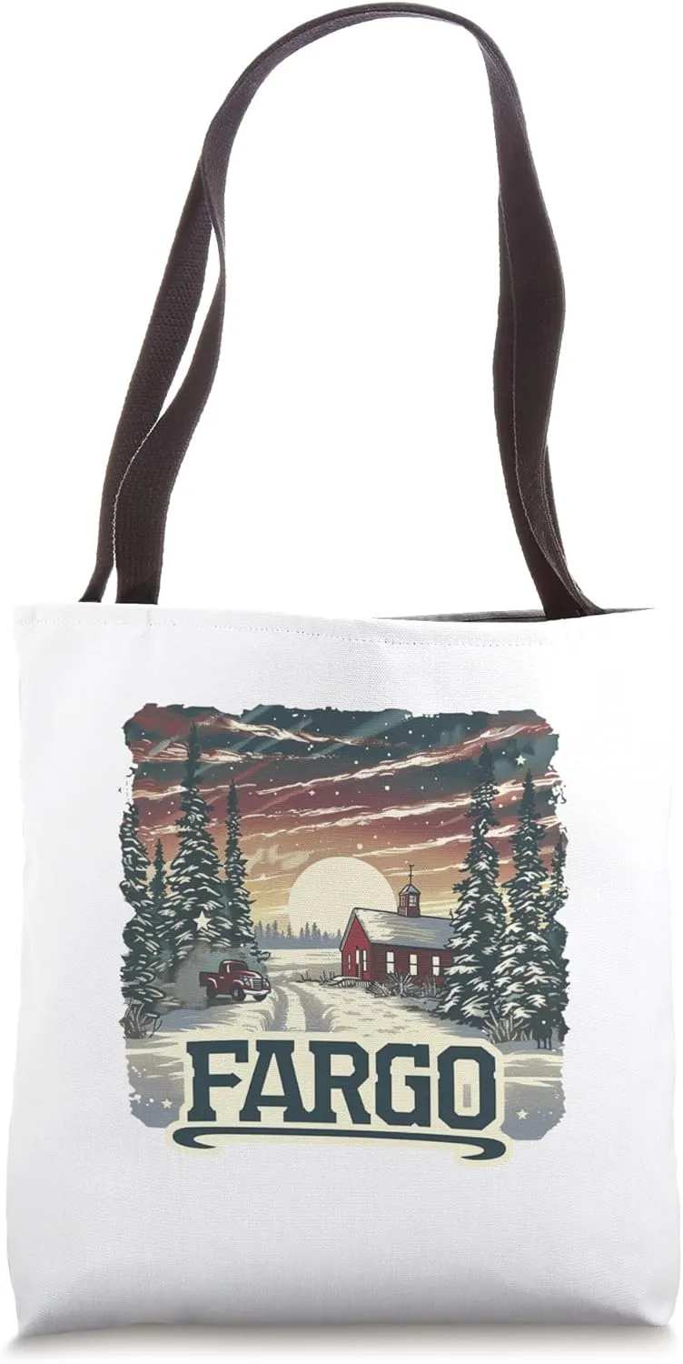 Fargo North Dakota Proud Prairie City Unique Midwest ND Tote Bag