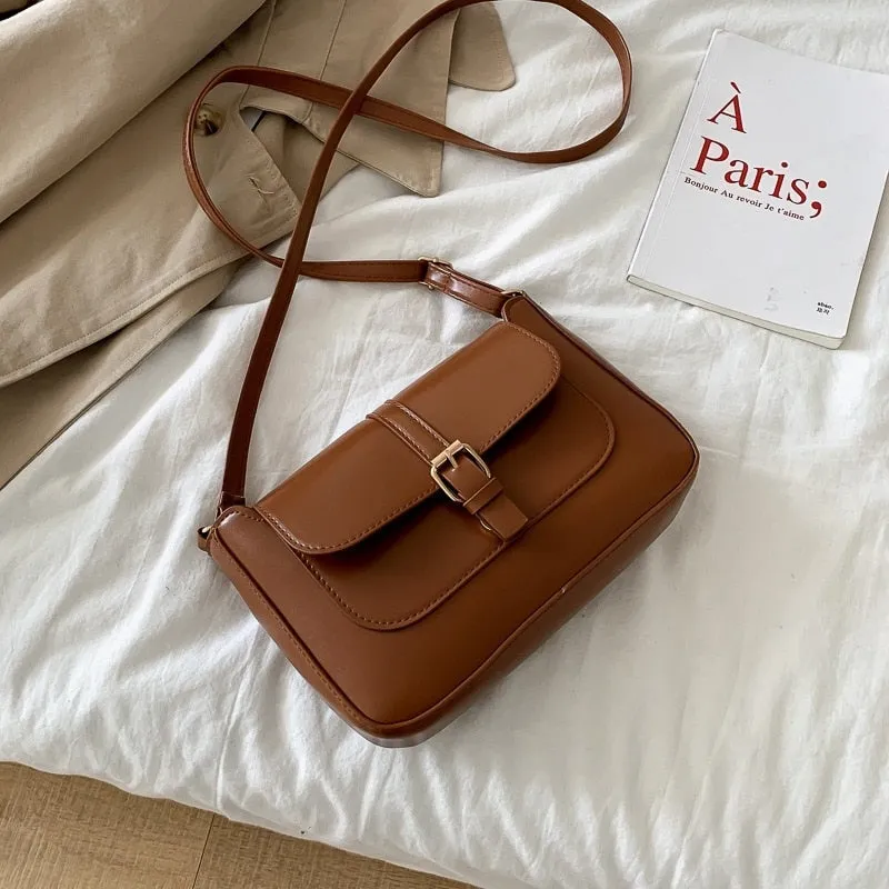 Fashion Vintage Small Flap Messenger Bag