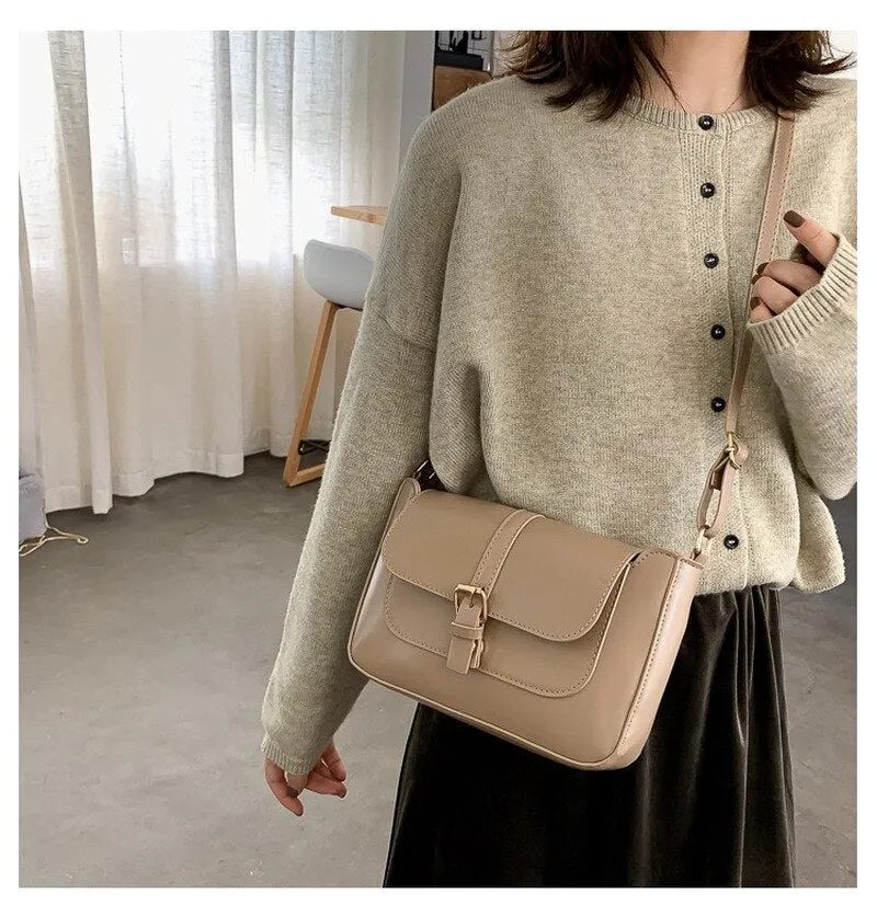 Fashion Vintage Small Flap Messenger Bag