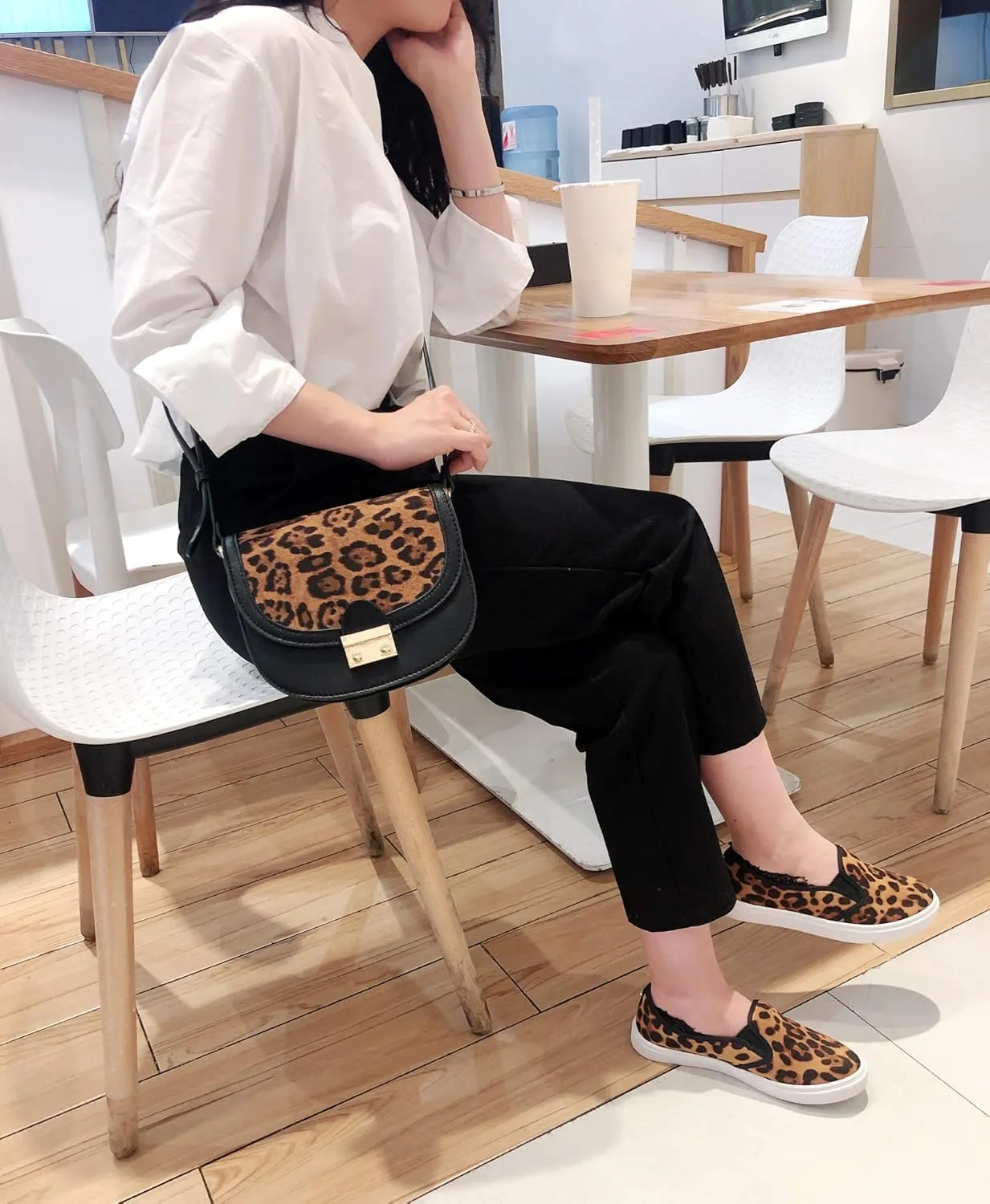 FEVERSOLE Crossbody Bag Vegan Leather Women Retro Small Saddle Satchel Shoulder Bag Tote With Long Adjustable Strap
