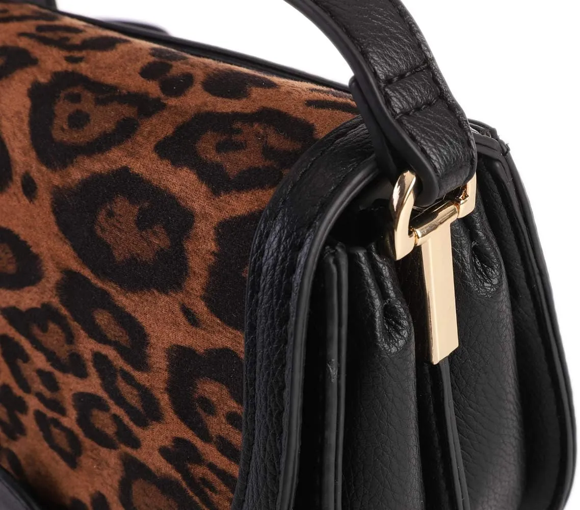 FEVERSOLE Crossbody Bag Vegan Leather Women Retro Small Saddle Satchel Shoulder Bag Tote With Long Adjustable Strap