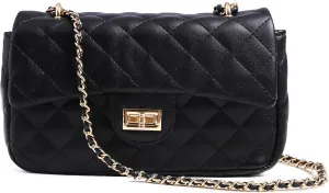 FEVERSOLE Crossbody Bag Vegan Leather Women Retro Small Saddle Satchel Shoulder Bag Tote With Long Adjustable Strap