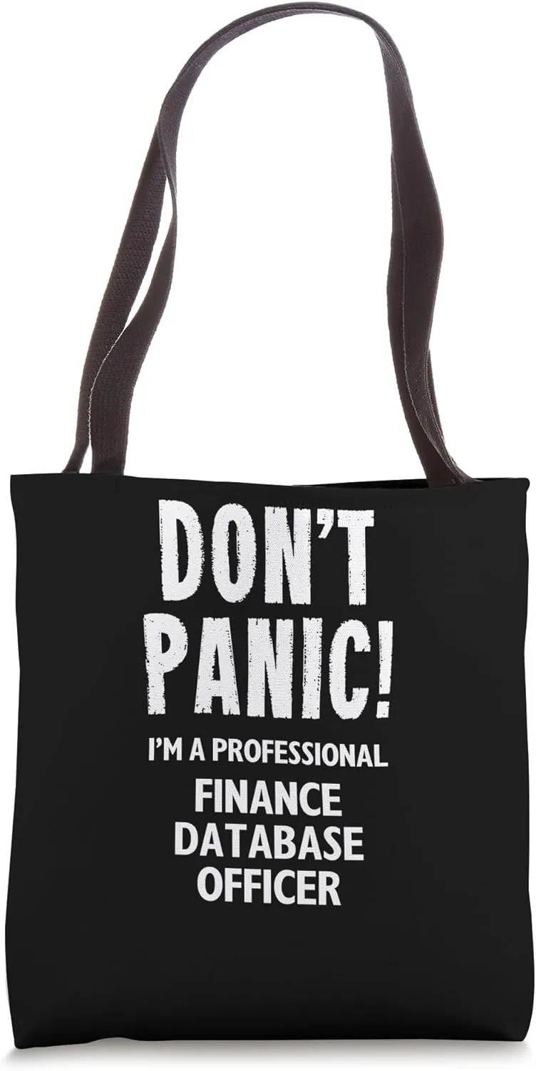 Finance Database Officer Tote Bag