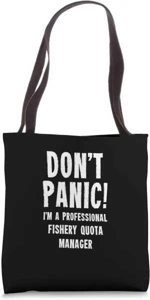 Fishery Quota Manager Tote Bag