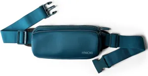FITKICKS Fitzip Belt Bag and Crossbody Fanny Pack, Waist Pouch with Adjustable Strap - Teal