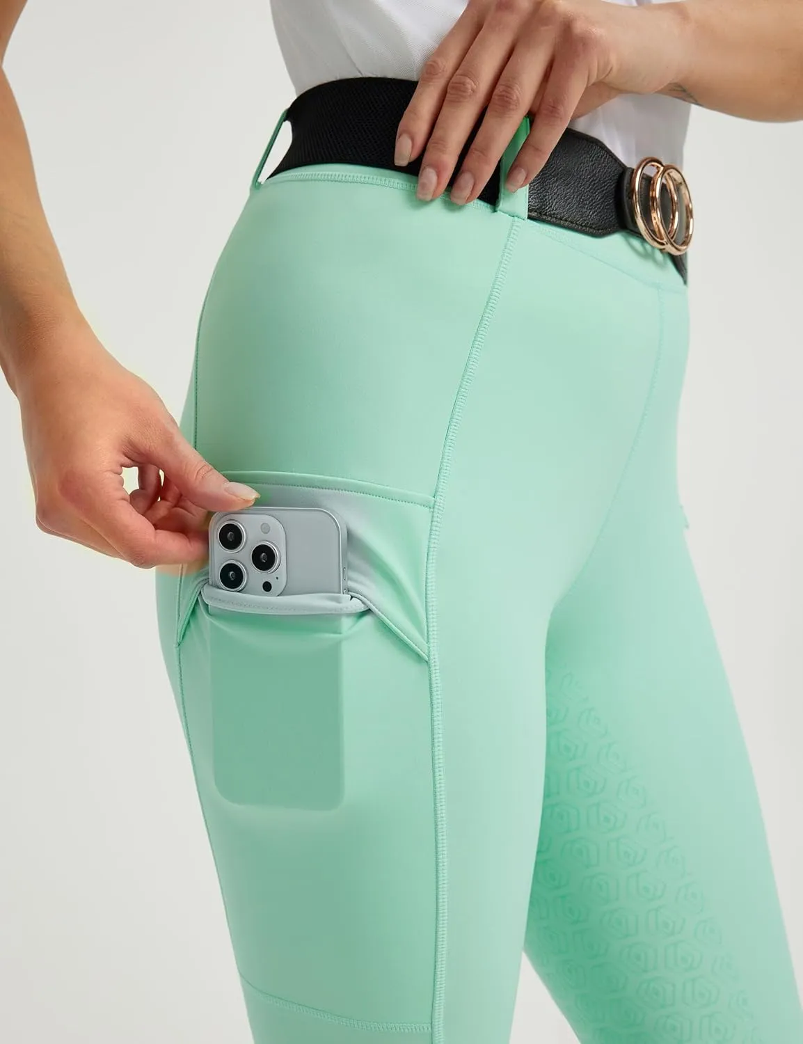 FitsT4 Sports Women's Bootcut Horse Riding Pants Full Seat Equestrian Breeches Summer Riding Tights