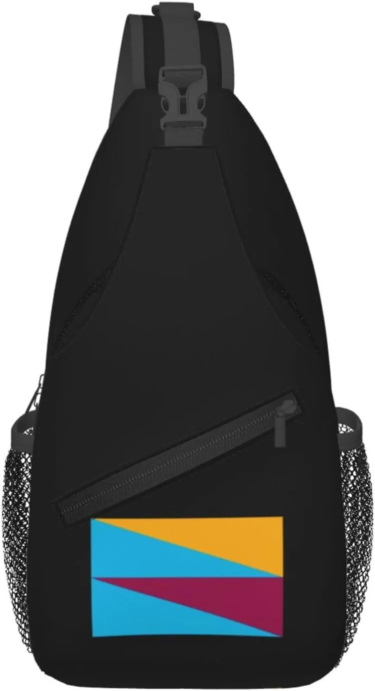 Flag Of East Westwood, Cincinnati, Ohio Crossbody Bags For Women Men Chest Backpack Gym Shoulder Bag Travel Outdoor Sports Casual Crossbody Bags