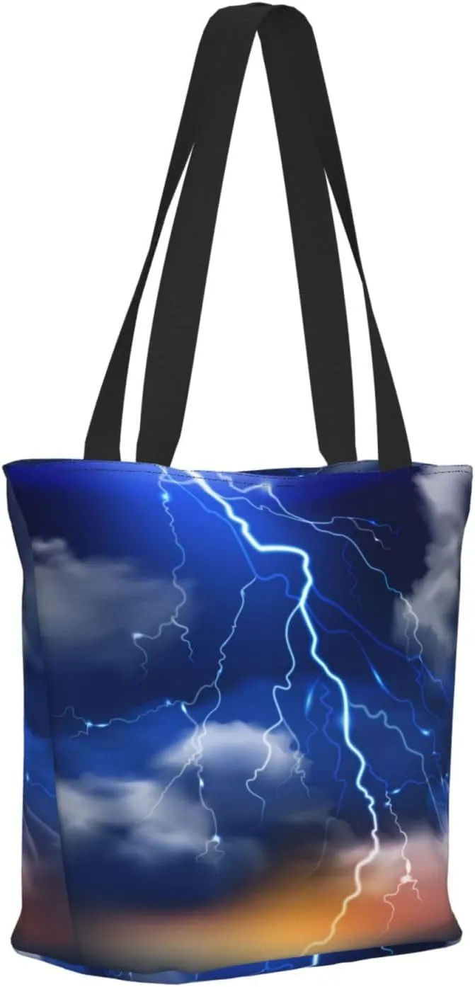 Flaming Soccer Ball Tote Bag for Women, Travel Tote Handbags for Gym