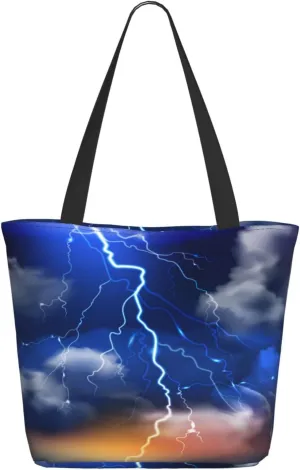 Flaming Soccer Ball Tote Bag for Women, Travel Tote Handbags for Gym