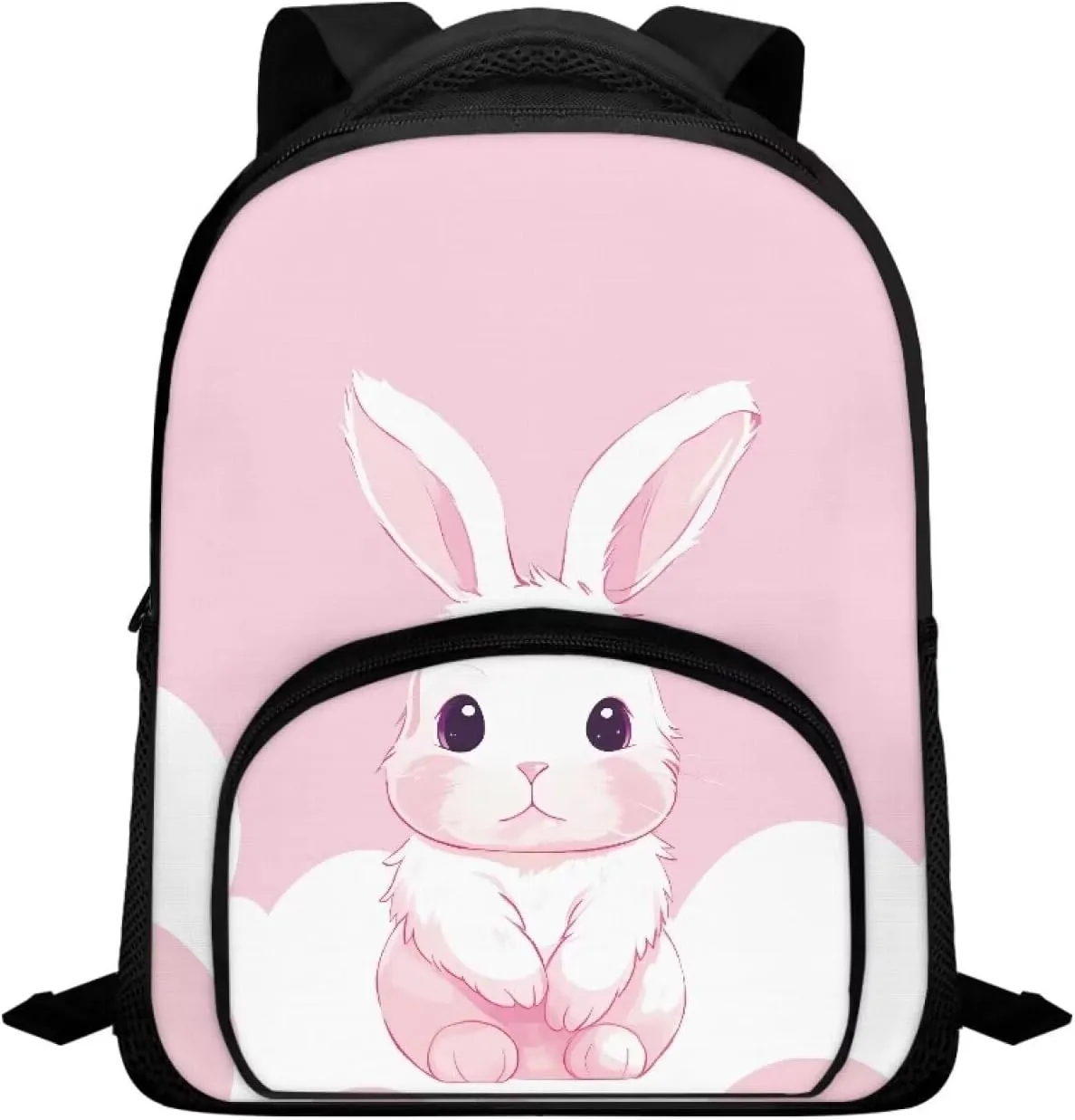 Flashideas Cute Bunny School Kids Backpacks for Girls 12 Inch Kids Backpacks for Preschool Backpack for School Girls Middle School and Elementary Bookbag Gift for Girls Boys