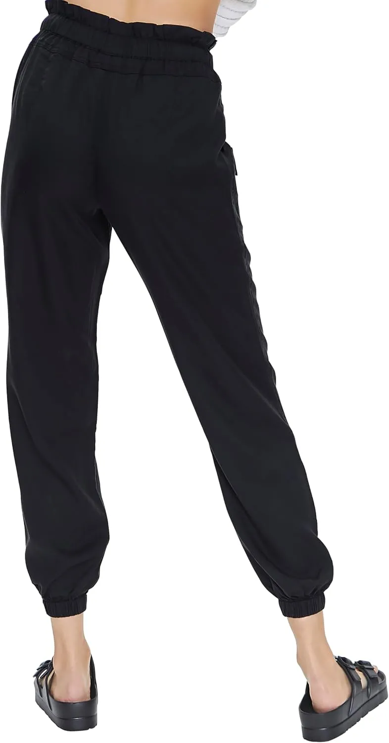 Forever 21 Women's Drawstring Paperbag Joggers