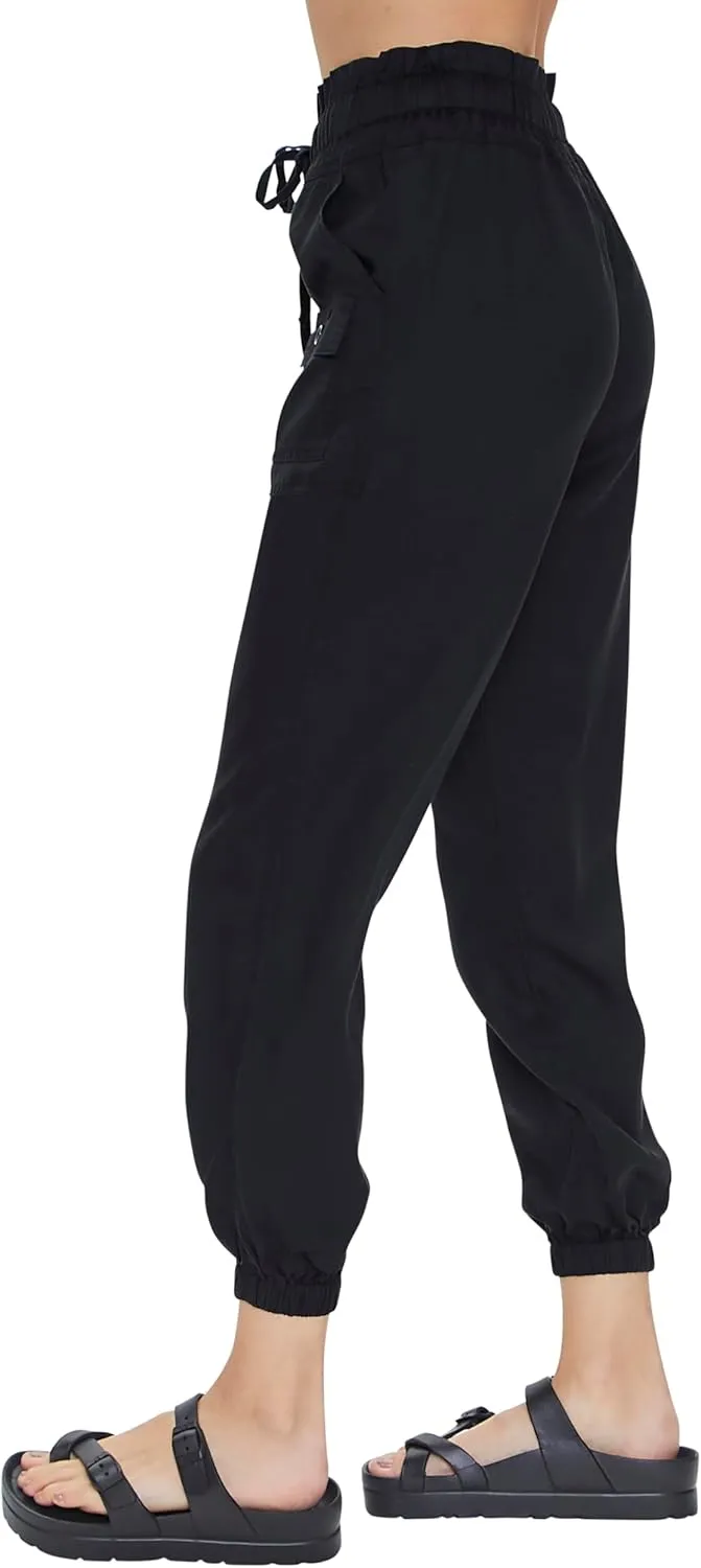 Forever 21 Women's Drawstring Paperbag Joggers